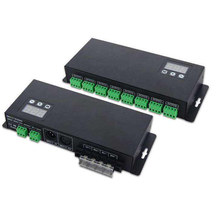 DC5V-24V 24CH DMX512 Decoder BC-824 DC5V-24V 24CH DMX512 Decoder BC-824